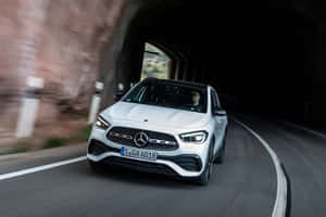 A Stunning Mercedes Benz Gla-class On The Open Road Wallpaper