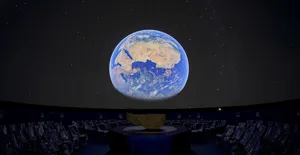 A Stunning Night At The Planetarium Wallpaper