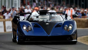 A Stunning Pagani Zonda Hp Barchetta On Display Wallpaper