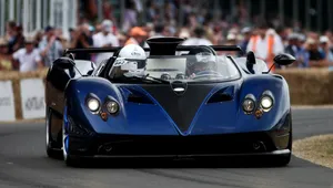 A Stunning Pagani Zonda Hp Barchetta On Display Wallpaper