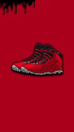 A Stunning Pair Of Red Shoes Wallpaper