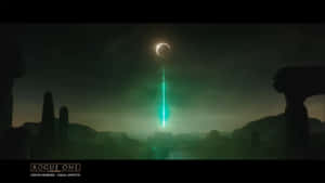 A Stunning Paradise: Scarif Beach Sunset Wallpaper