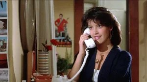 A Stunning Portrait Of Phoebe Cates During Her Youth Wallpaper