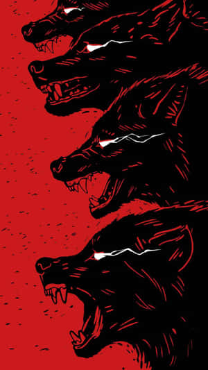 A Stunning Red Wolf Prowling In The Wild Wallpaper