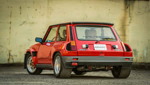 A Stunning Renault 5 Turbo In Action Wallpaper