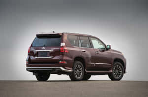 A Stunning Silver Lexus Gx 460 On Display Wallpaper