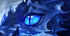 A Stunningly Beautiful Dragon With Vibrant Colors Flying In The Sky! Wallpaper