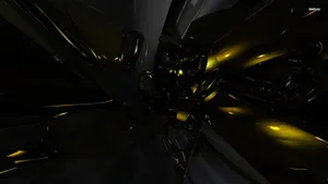 A Stylish Black And Gold Landscape Wallpaper