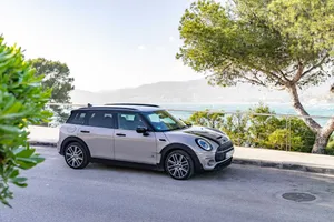 A Stylish Mini Cooper S Clubman All4 On Breathtaking Landscape Wallpaper