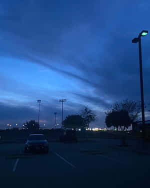 A Sunrise Over The Blue Horizon Wallpaper