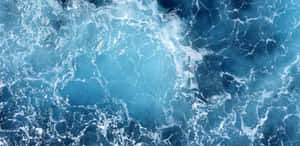 A Surreal View Of The Miami Skyline At Sunset Wallpaper