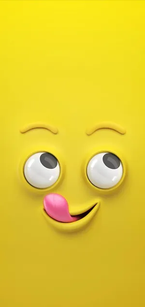 A Sweet And Cute Emoji Smiling For You ♥️ Wallpaper