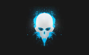 A Swirling Blue Background Wallpaper