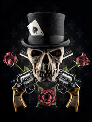 A Symbolic Combination Of Mortality And Beauty Wallpaper