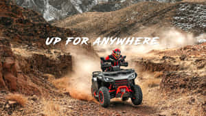 A T V Adventurein Rugged Terrain Wallpaper