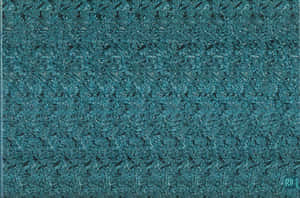 A Teal Colored Scarf With A Pattern Wallpaper