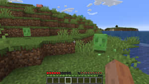 A Thrilling Adventure Awaits In Minecraft Survival Mode Wallpaper