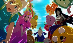 A Thrilling Collection Of Characters From Animated Tv Series Wallpaper