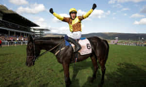 A Thrilling Moment At Cheltenham Festival Wallpaper