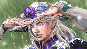 A Thrilling Race In Jojo's Bizarre Adventure: Steel Ball Run Wallpaper