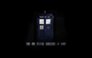 A Timeless Journey In The Tardis Wallpaper