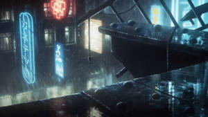 A Tower In The Windswept Streets Of Los Angeles, 2049 Wallpaper