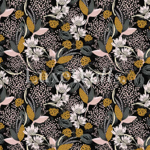 A Traditional Tribal Village Gathered Around Their Bonfire Wallpaper