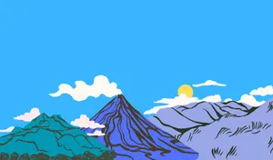 A Tropical Beach Paradise Wallpaper