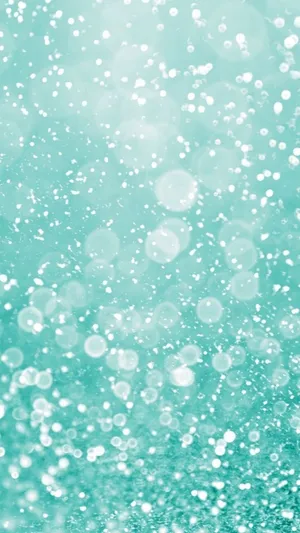 A Turquoise Background With White Bubbles Wallpaper