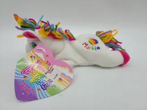 A Unicorn Stuffed Animal With A Heart On It Wallpaper