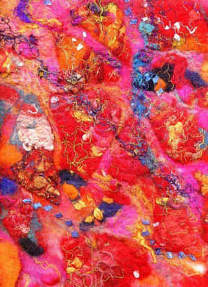 A Unique Take On Textile Art Wallpaper