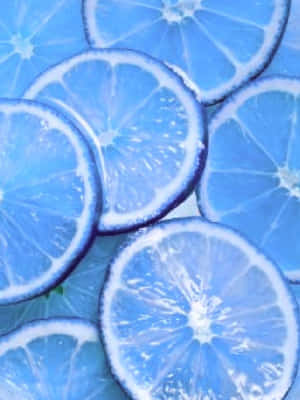 A Variety Of Colorful And Fascinating Blue Items. Wallpaper