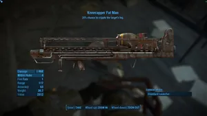 A Vault Dweller Wielding The Fat Man In Fallout 4 Wallpaper