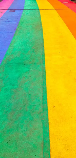 A Vibrant, Abstract Painting With Splashes Of Color. Wallpaper