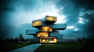 A Vibrant, Colorful Example Of Modernism Wallpaper