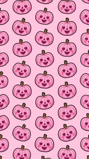 A Vibrant Pink Pumpkin, Perfect For Fall Decoration. Wallpaper