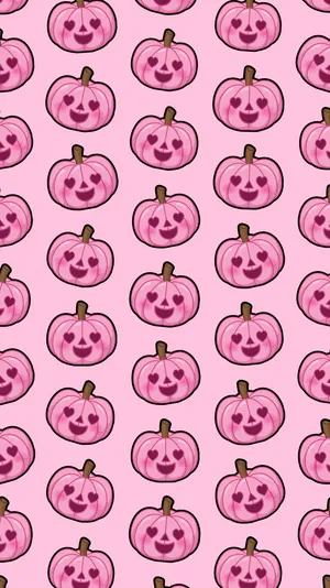 A Vibrant Pink Pumpkin, Perfect For Fall Decoration. Wallpaper