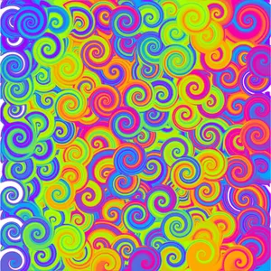 A Vibrant Scene Of Trippy Neon Lights Illuminating The Night Wallpaper