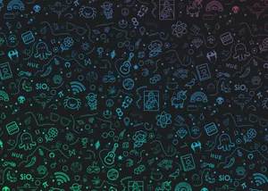 A Vibrant Sunrise Against A Still, Vivid Ocean. Wallpaper