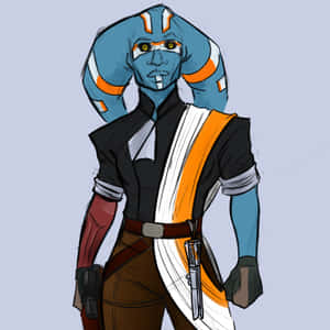 A Vibrant Twi'lek From The Star Wars Universe Wallpaper