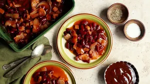 A Vibrant, Up-close View Of Red Beans Wallpaper