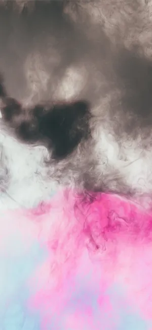 A Vibrant Watercolor Painting On An Iphone Wallpaper