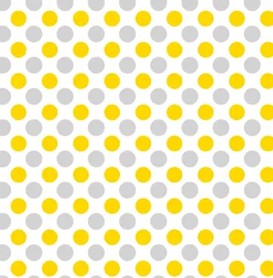 A Vibrant Yellow Polka Dot Pattern On A High-quality Wallpaper Wallpaper