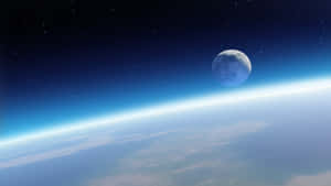 A View Of Earth From Outer Space Wallpaper