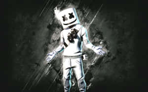 “a View Of Fortnite Marshmello In All Its Gamified Glory” Wallpaper