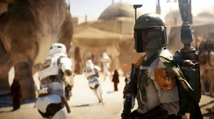 A View Of Mos Eisley Spaceport On The Planet Tatooine