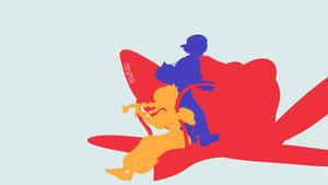 A View Of The Majestic Laputa Castle In The Sky Wallpaper