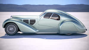 A Vintage Bugatti Type 57 In Pristine Condition Wallpaper