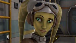 A Vivid Portrait Of A Twi'lek Character From Star Wars Wallpaper