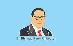 A Vivid Tribute To Dr. Babasaheb Ambedkar Wallpaper